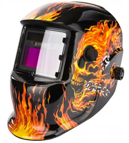 ⁨Samościemniająca maska przyłbica spawalnicza filtr LCD PM-APS-600T1⁩ w sklepie Wasserman.eu