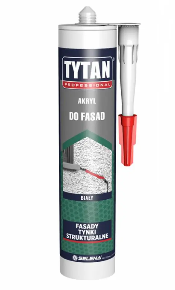 ⁨AKRYL TYTAN DO FASAD 280ML BIAŁY⁩ w sklepie Wasserman.eu