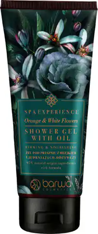 ⁨BARWA COSMETICS SPA Experience Żel pod prysznic z olejkiem ujędrniająco-odżywczy Orange&White Flowers 200ml⁩ w sklepie Wasserman.eu