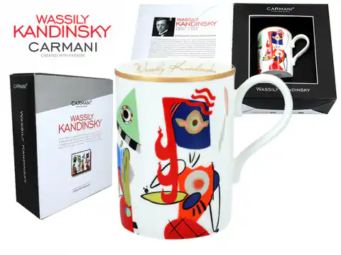 ⁨Kubek - Wassily Kandinsky, Muses (CARMANI)⁩ w sklepie Wasserman.eu