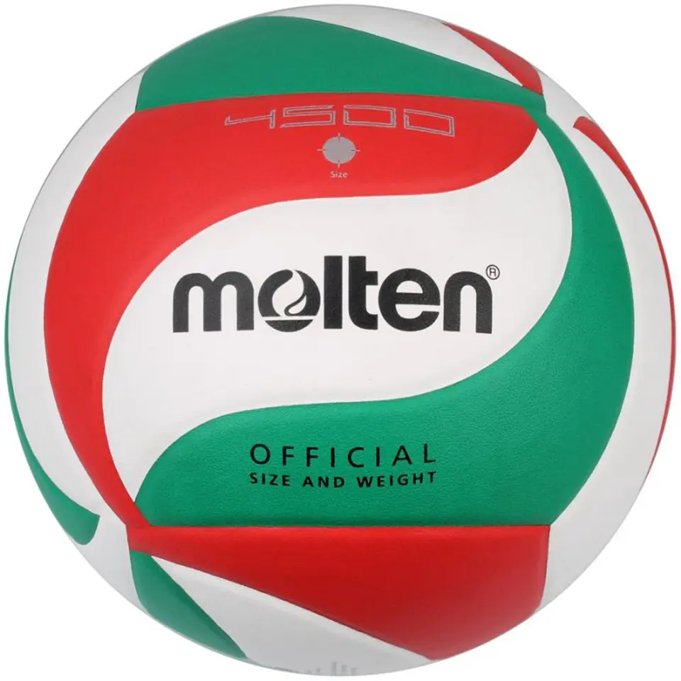 ⁨Volleyball Molten V4M4500 white-red-green⁩ at Wasserman.eu