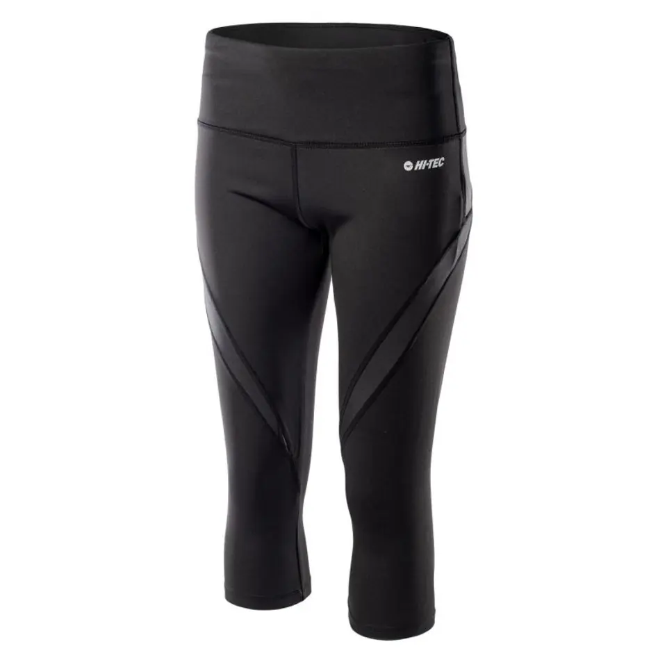 ⁨Legginsy Hi-Tec Likia 3/4 W (kolor Czarny, rozmiar XS)⁩ w sklepie Wasserman.eu