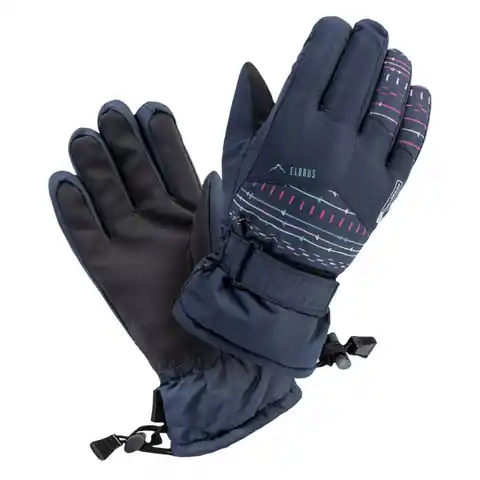 ⁨Rękawice narciarskie Elbrus Akemi Jr (kolor Granatowy, rozmiar S/M)⁩ w sklepie Wasserman.eu