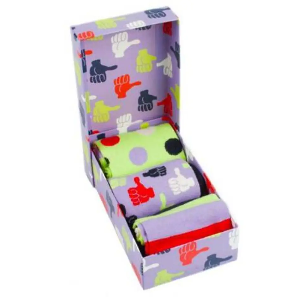 ⁨Skarpety Happy Socks SXTHU08 (kolor Wielokolorowy)⁩ w sklepie Wasserman.eu
