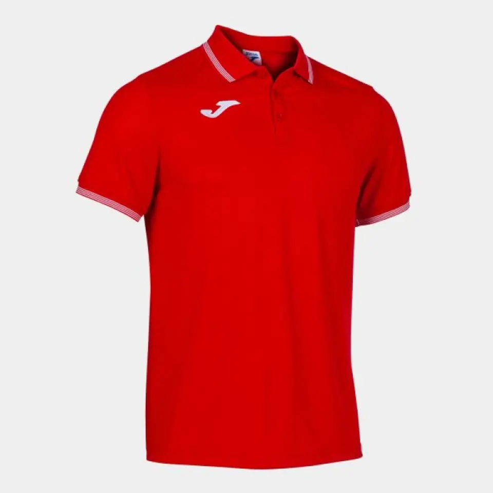 ⁨Koszulka Joma Campus III Polo S/S 101588. (kolor Czerwony, rozmiar 2XS)⁩ w sklepie Wasserman.eu