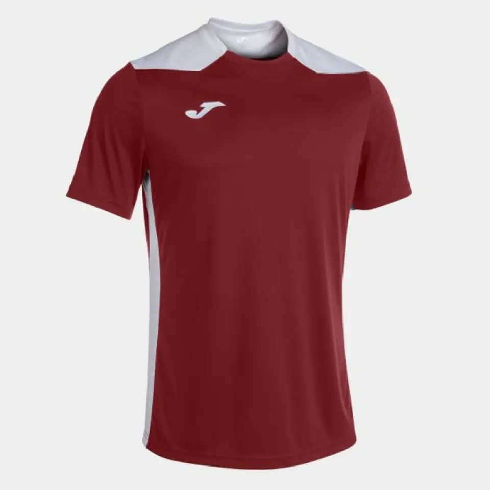 ⁨Koszulka Joma Championship VI Short Sleeve T-shirt 101822 (kolor Biały. Czarny, rozmiar S)⁩ w sklepie Wasserman.eu