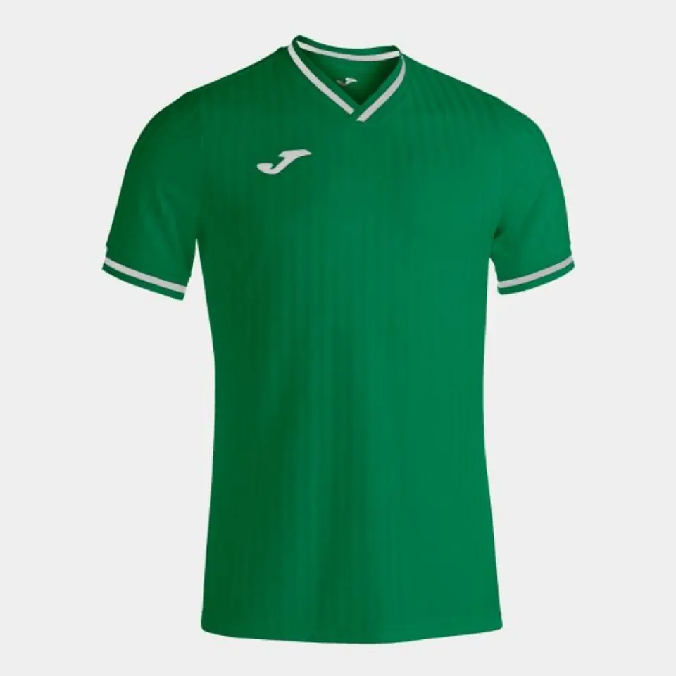 ⁨Koszulka piłkarska Joma Toletum III 101870 (kolor Zielony, rozmiar L)⁩ w sklepie Wasserman.eu