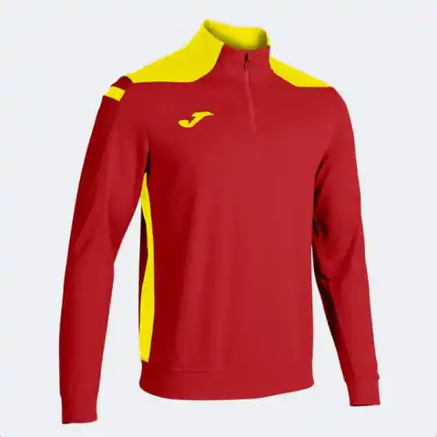 ⁨Bluza Joma Championship VI Sweatshirt 101952 (kolor Czerwony. Żółty, rozmiar 2XS)⁩ w sklepie Wasserman.eu