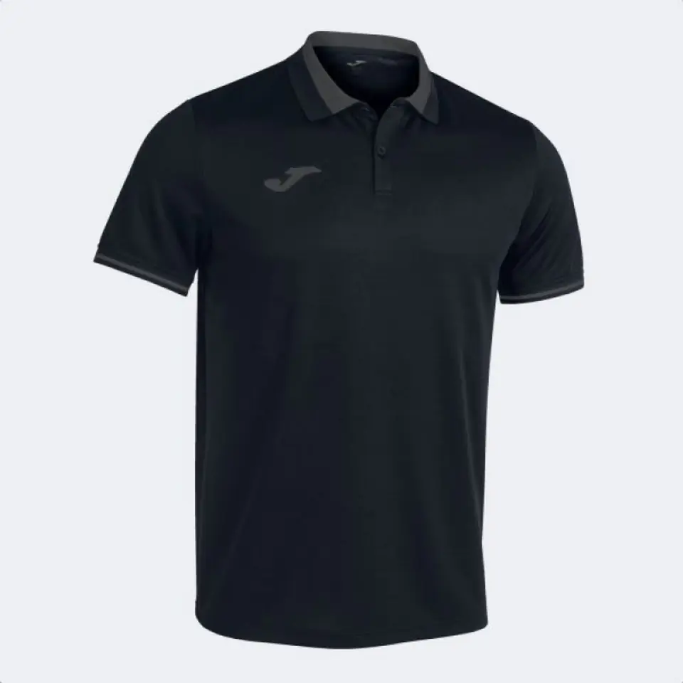 ⁨Koszulka Joma Championship VI Short Sleeve Polo 101954 (kolor Czarny, rozmiar 2XS)⁩ w sklepie Wasserman.eu