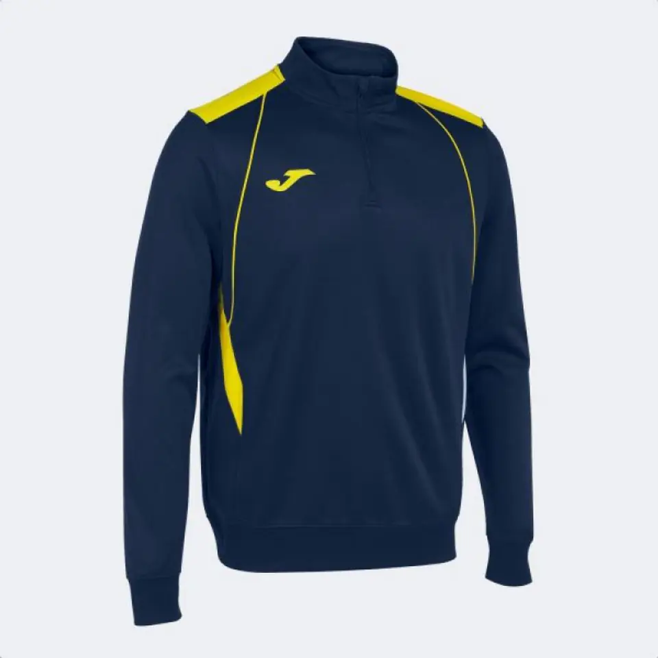 ⁨Bluza Joma Championship VII Sweatshirt 103082 (kolor Granatowy. Żółty, rozmiar M)⁩ w sklepie Wasserman.eu