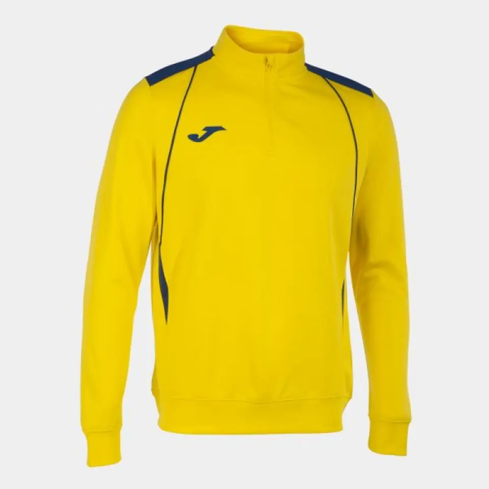 ⁨Bluza Joma Championship VII Sweatshirt 103082 (kolor Granatowy. Żółty, rozmiar S)⁩ w sklepie Wasserman.eu