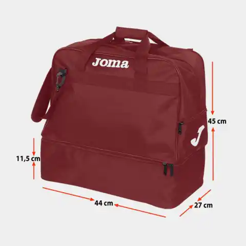 ⁨Torba sportowa Joma Training III Medium 400006. (kolor Czerwony, rozmiar S)⁩ w sklepie Wasserman.eu