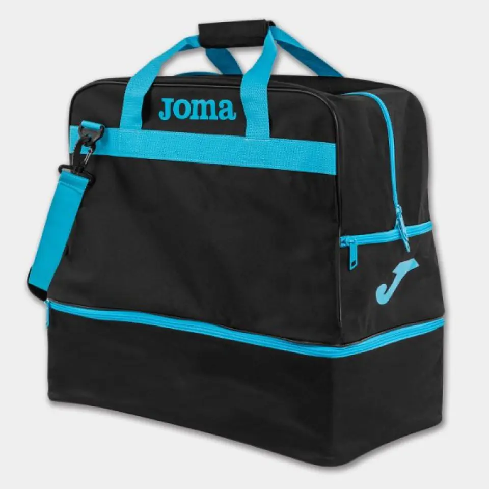 ⁨Torba sportowa Joma Training III Large 400007. (kolor Czarny. Niebieski, rozmiar S)⁩ w sklepie Wasserman.eu