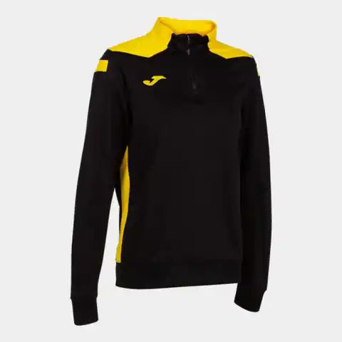 ⁨Bluza Joma Championship VI Sweatshirt W 901268 (kolor Czarny. Żółty, rozmiar XL)⁩ w sklepie Wasserman.eu
