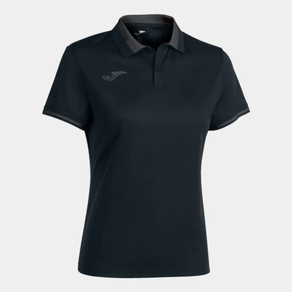 ⁨Koszulka Joma Championship VI Short Sleeve Polo W 901272. (kolor Czarny. Grafitowy, rozmiar 2XS)⁩ w sklepie Wasserman.eu