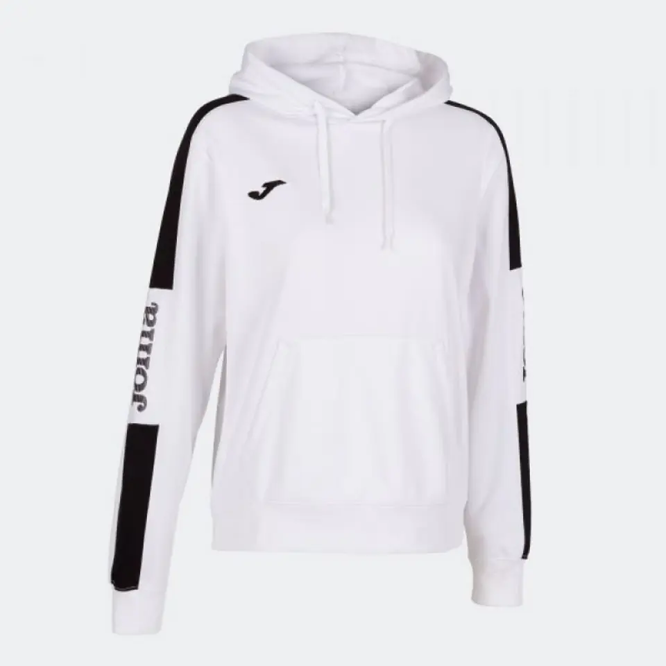 ⁨Bluza Joma Championship IV Hoodie W 901334 (kolor Biały. Czarny, rozmiar 2XS)⁩ w sklepie Wasserman.eu