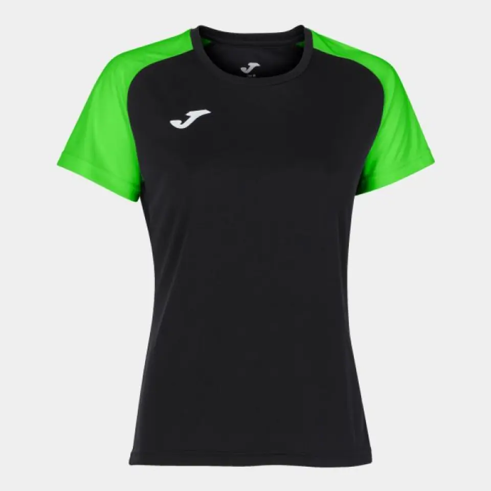 ⁨Koszulka piłkarska Joma Academy IV Sleeve W 901335 (kolor Czarny. Zielony, rozmiar 2XS)⁩ w sklepie Wasserman.eu