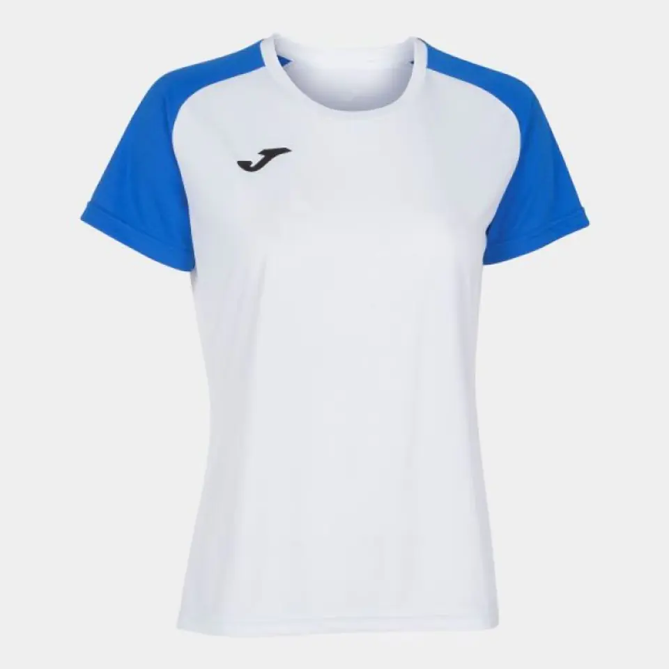 ⁨Koszulka piłkarska Joma Academy IV Sleeve W 901335 (kolor Biały. Niebieski, rozmiar 2XS)⁩ w sklepie Wasserman.eu