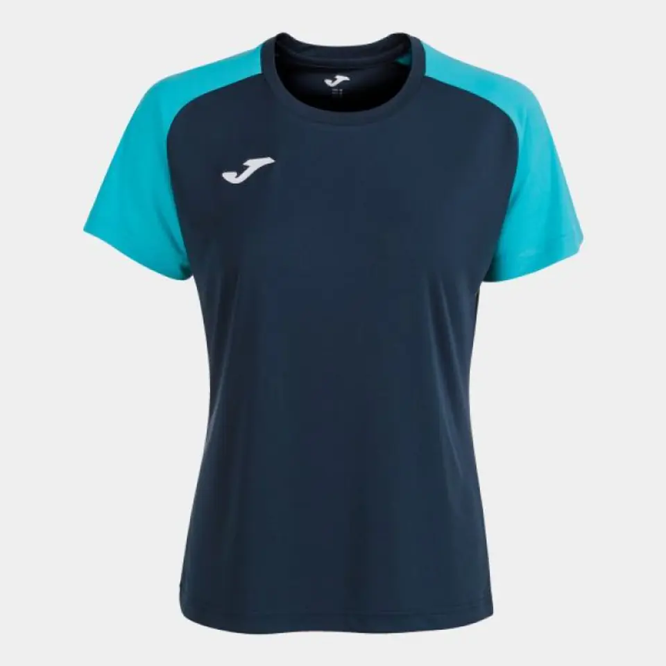 ⁨Koszulka piłkarska Joma Academy IV Sleeve W 901335 (kolor Czarny. Niebieski, rozmiar 2XS)⁩ w sklepie Wasserman.eu