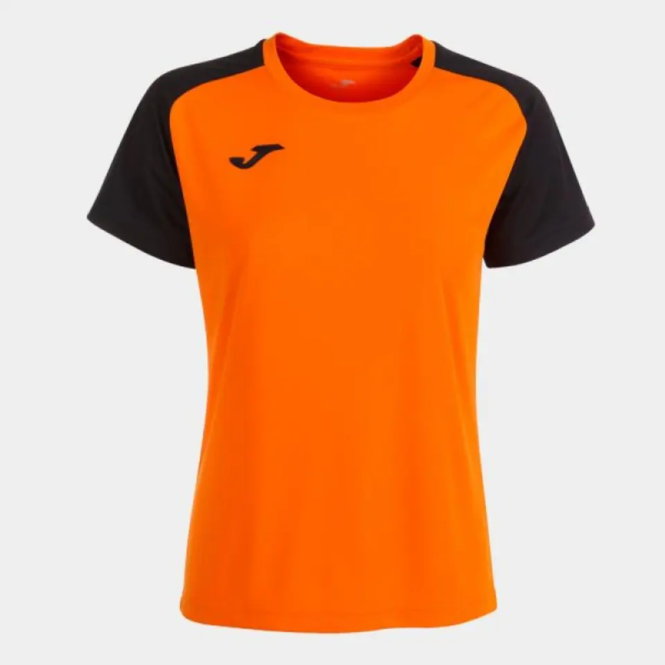 ⁨Koszulka piłkarska Joma Academy IV Sleeve W 901335 (kolor Czarny. Pomarańczowy, rozmiar 2XL)⁩ w sklepie Wasserman.eu