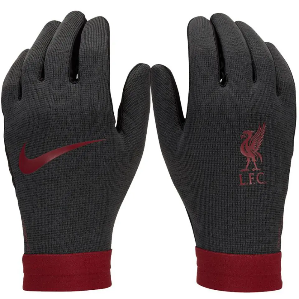 ⁨Rękawiczki Nike Liverpool FC Thermafit HO23 (kolor Czarny, rozmiar L)⁩ w sklepie Wasserman.eu