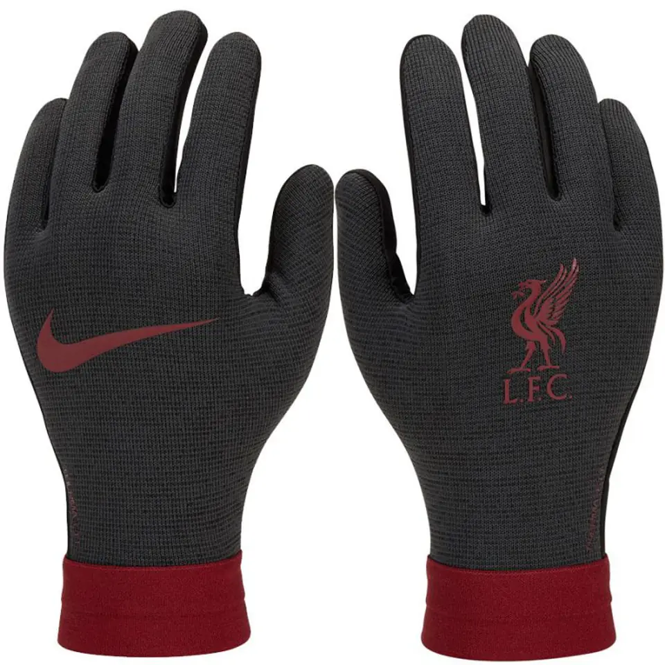 ⁨Rękawiczki Nike Liverpool FC Thermafit HO23 Jr (kolor Czarny, rozmiar M)⁩ w sklepie Wasserman.eu