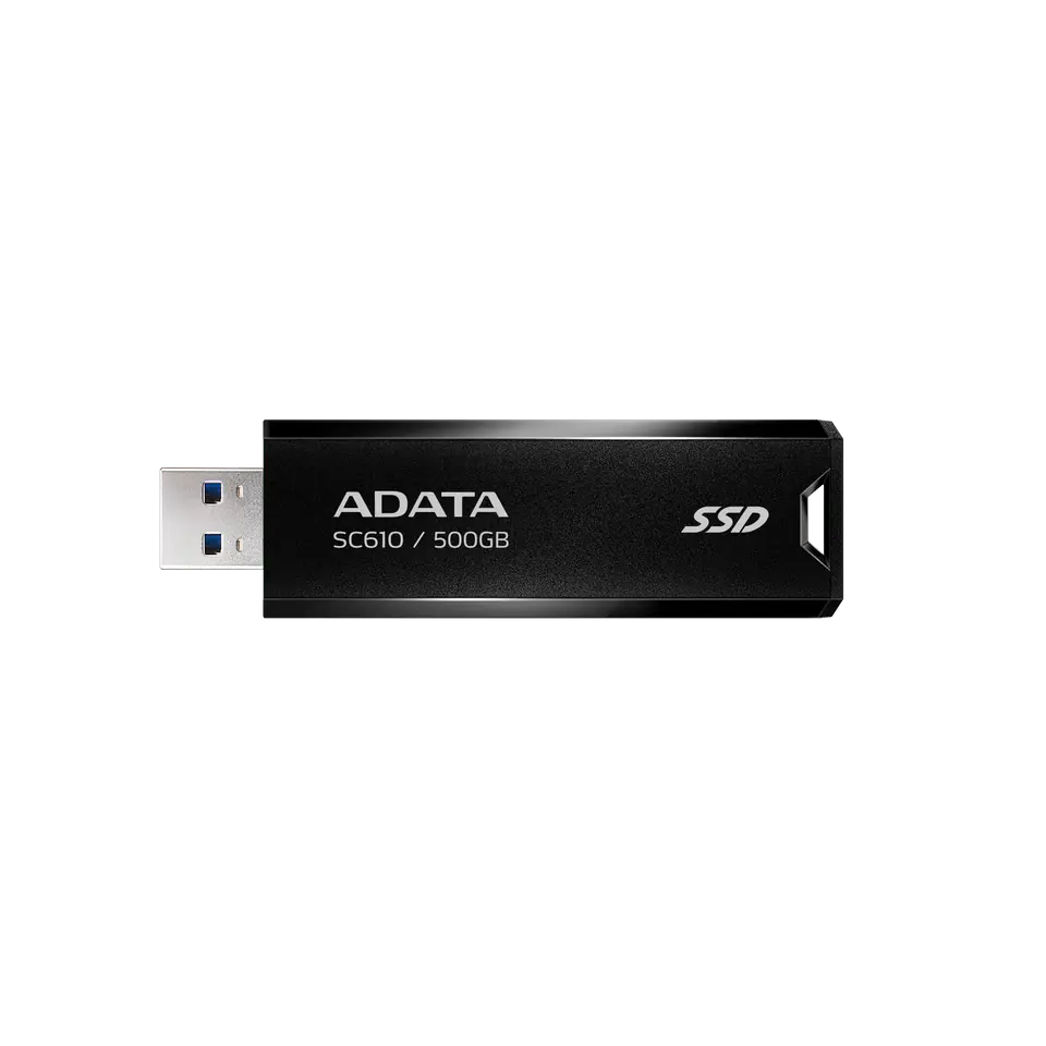 ⁨Adata SC610 2000GB SSD USB Czarny⁩ w sklepie Wasserman.eu