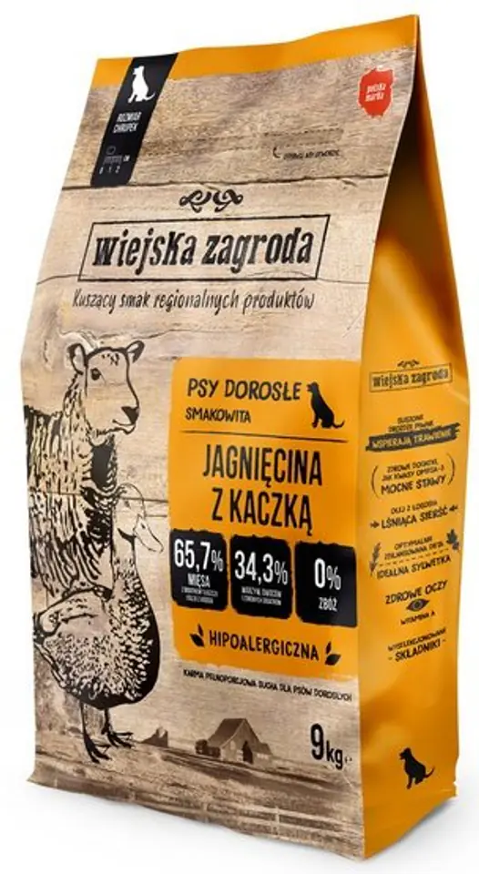 ⁨Wiejska Zagroda Jagnięcina z kaczką 9kg⁩ w sklepie Wasserman.eu