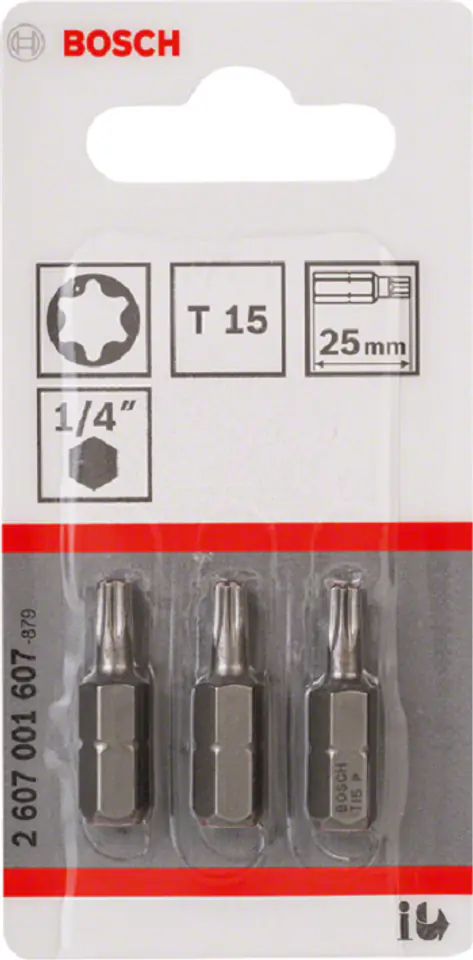 ⁨BIT, GROT, KOŃCÓWKA T15 EH 25MM 3 SZT.⁩ w sklepie Wasserman.eu
