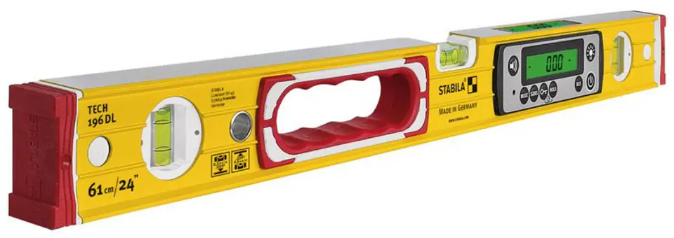 ⁨Electronic spirit level Stabila Tech 196 DL 61 cm⁩ at Wasserman.eu