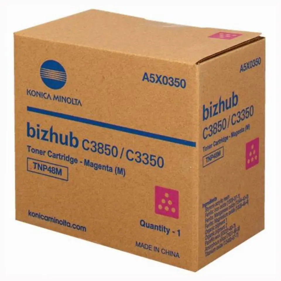 Konica Minolta oryginalny toner A5X0350, TNP48M, magenta, 10000s w sklepie Wasserman.eu