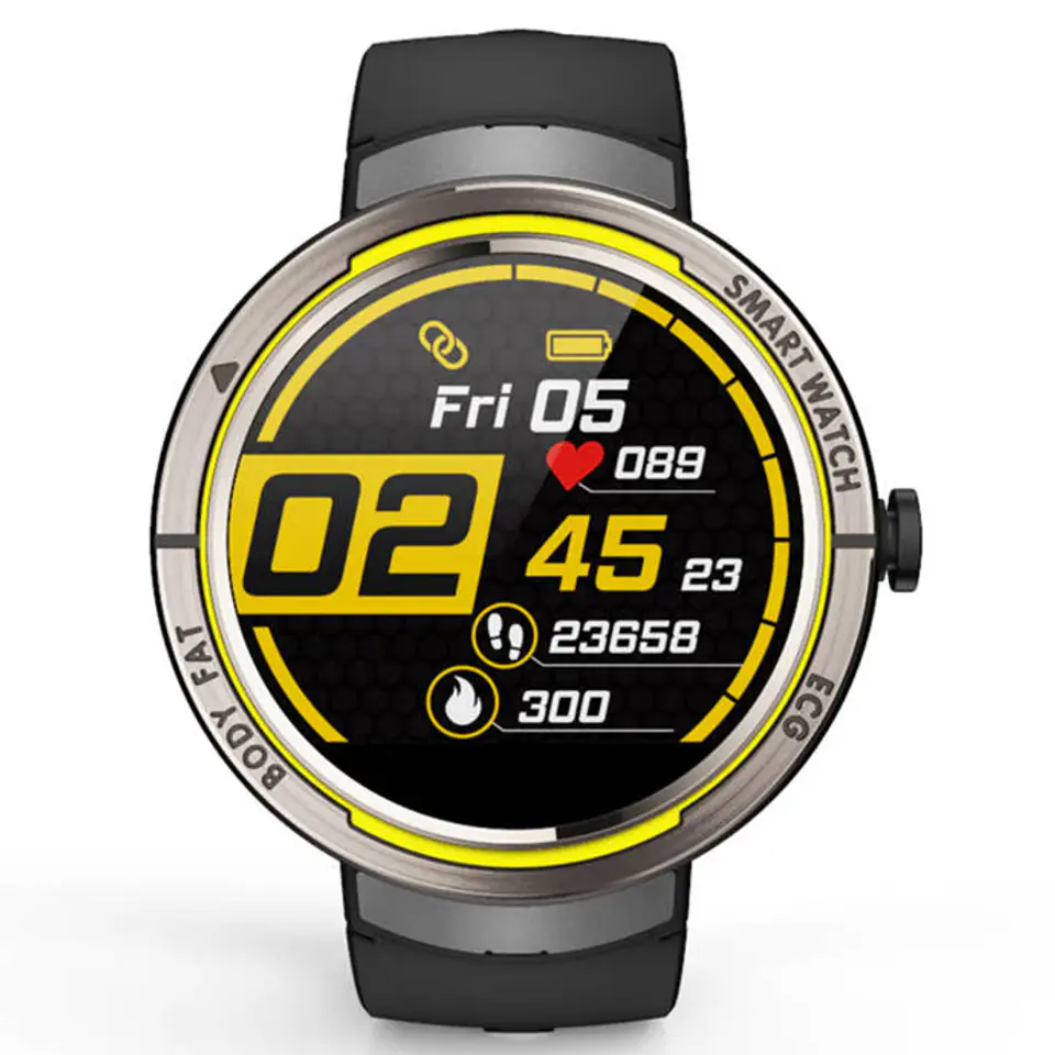 Smartwatch Kumi KU5 czarny (black) w sklepie Wasserman.eu