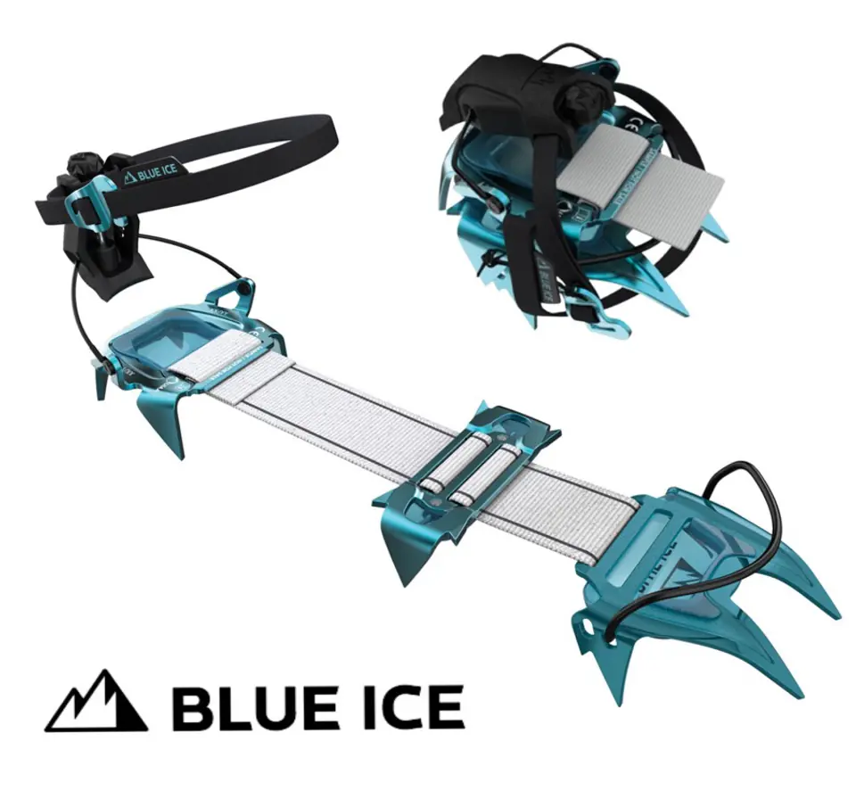 ⁨Raki automatyczne Blue Ice Harfang Tour Crampon niebieski (blue)⁩ w sklepie Wasserman.eu