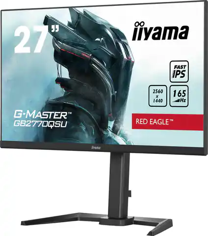 ⁨iiyama G-MASTER GB2770QSU-B5 computer monitor 68.6 cm (27") 2560 x 1440 pixels Wide Quad HD LED Black⁩ at Wasserman.eu