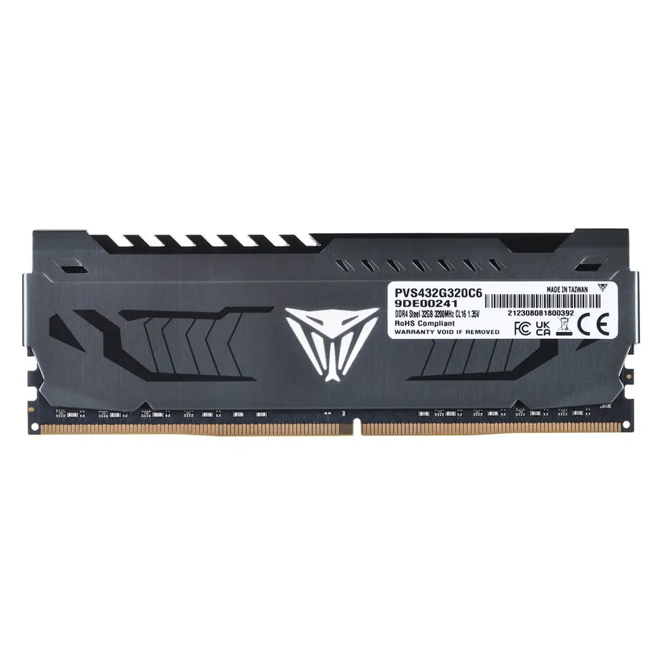 ⁨Patriot Memory Viper Steel PVS432G320C6 memory module 32 GB 1 x 32 GB DDR4 3200 MHz⁩ at Wasserman.eu