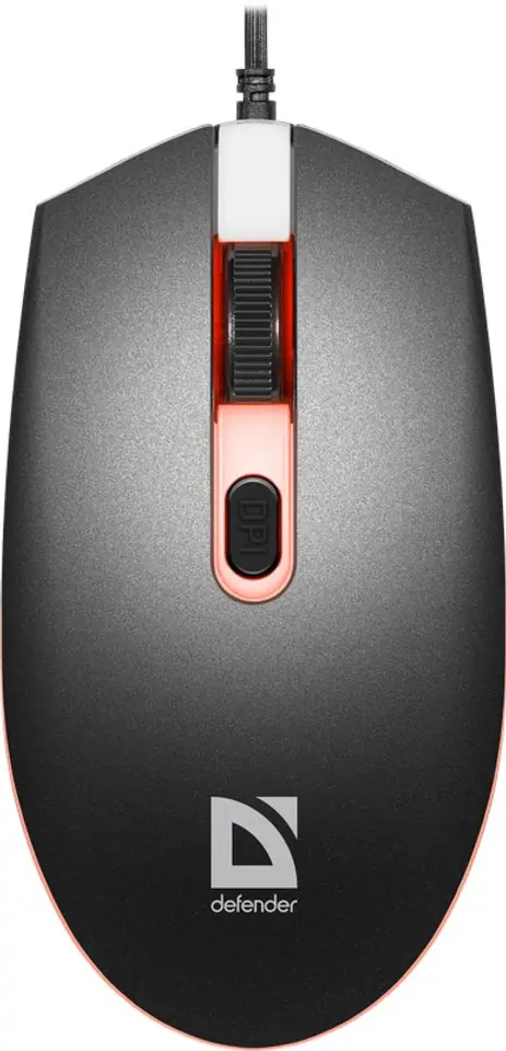 ⁨Defender DOT MB-986 mouse Gaming Ambidextrous USB Type-A Optical 1600 DPI⁩ at Wasserman.eu