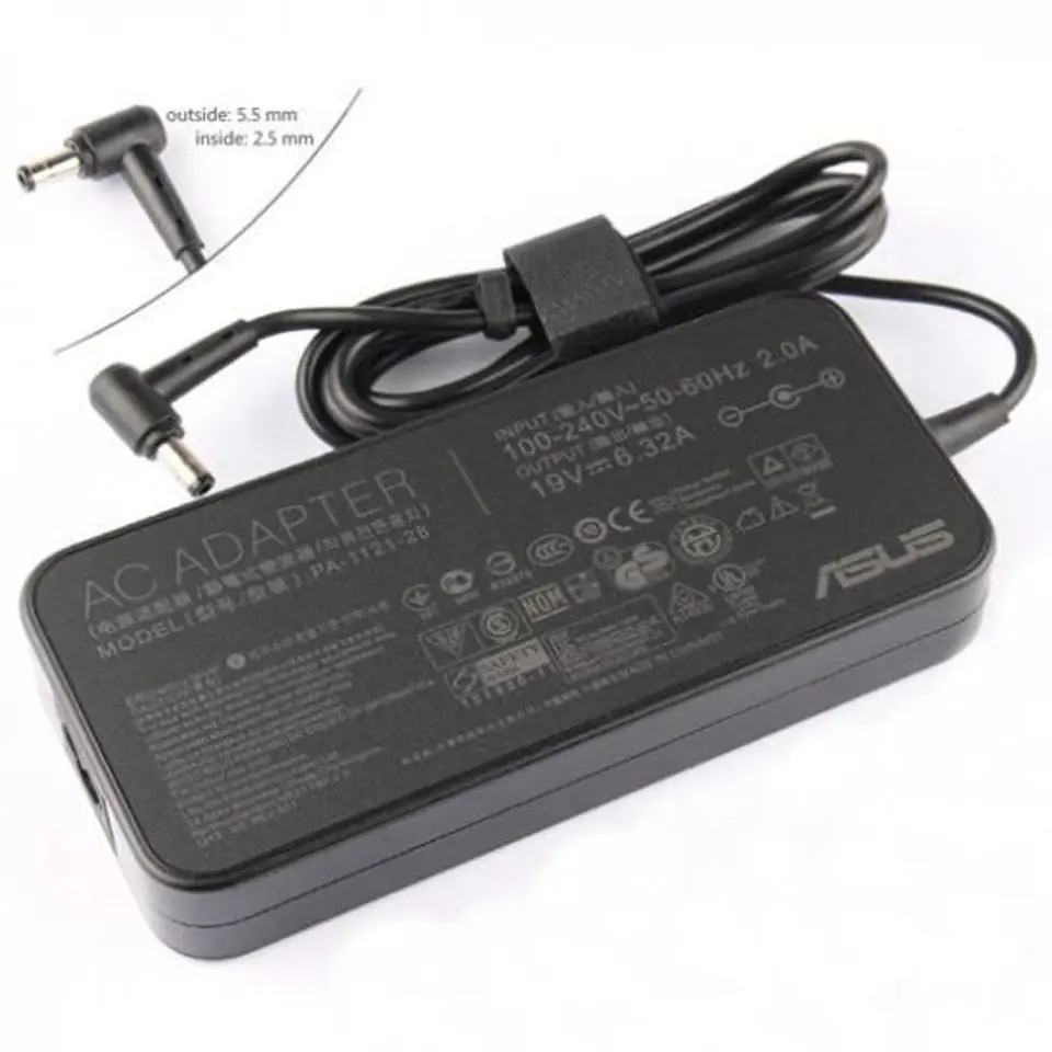 ⁨Asus Adapter 120W 19V 3P(5.5Phi)⁩ w sklepie Wasserman.eu