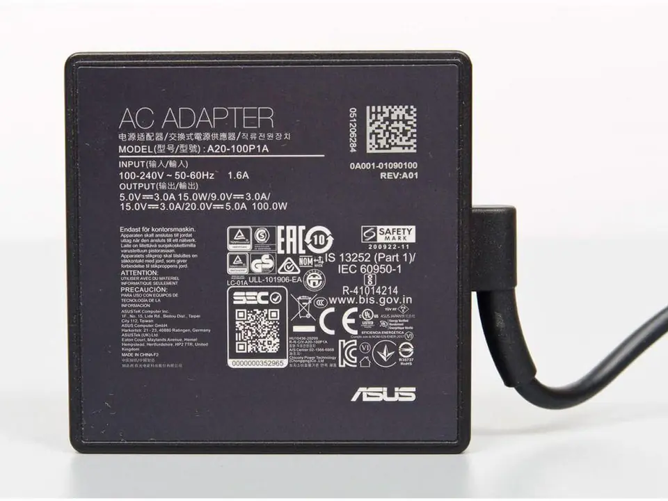 ⁨Asus Adapter TYPE-C PD Charging⁩ w sklepie Wasserman.eu