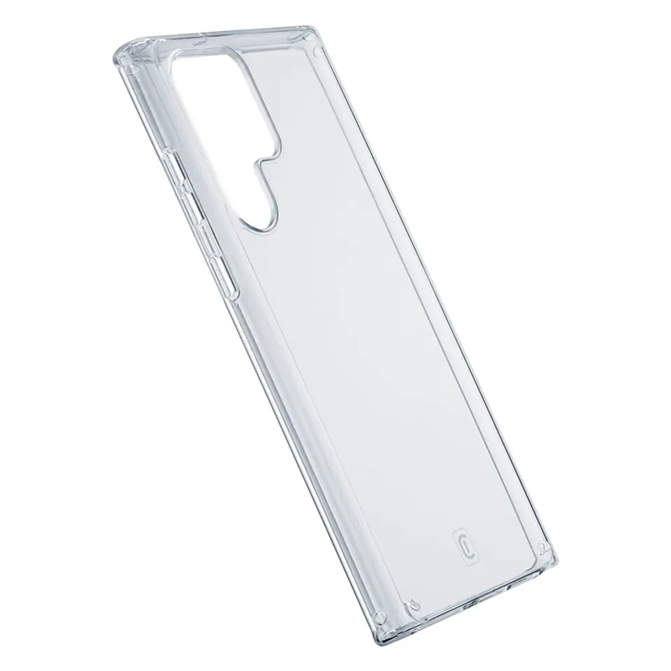 ⁨Cellularline Clear Strong - Etui Samsung Galaxy S23 Ultra z ochroną antybakteryjną (przezroczysty)⁩ w sklepie Wasserman.eu