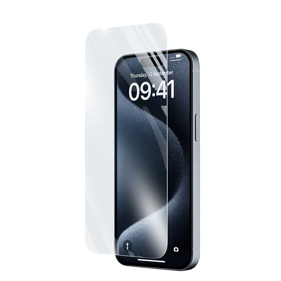 ⁨Cellularline Impact Glass - Hartowane szkło ochronne iPhone 15 / iPhone 15 Pro⁩ w sklepie Wasserman.eu