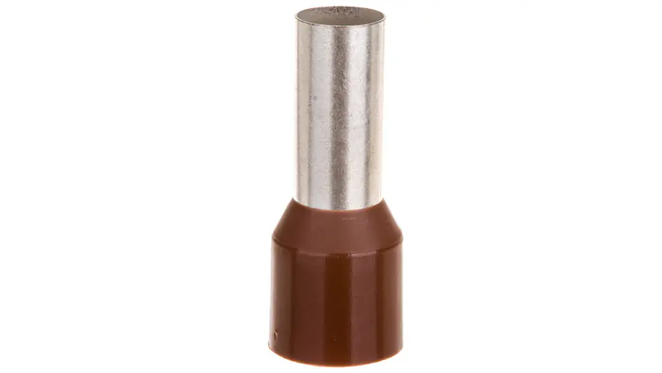 ⁨Insulated bootlace ferrule TI 25mm2/16mm brown tinned TI25L16DE /100pcs/⁩ at Wasserman.eu