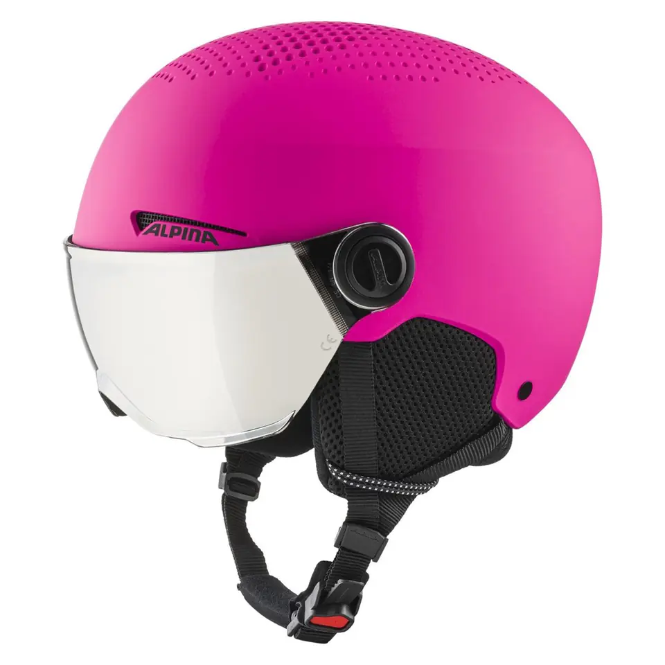 ⁨Kask zimowy ALPINA ZUPO VISOR Q-Lite pink matt 51-55⁩ w sklepie Wasserman.eu