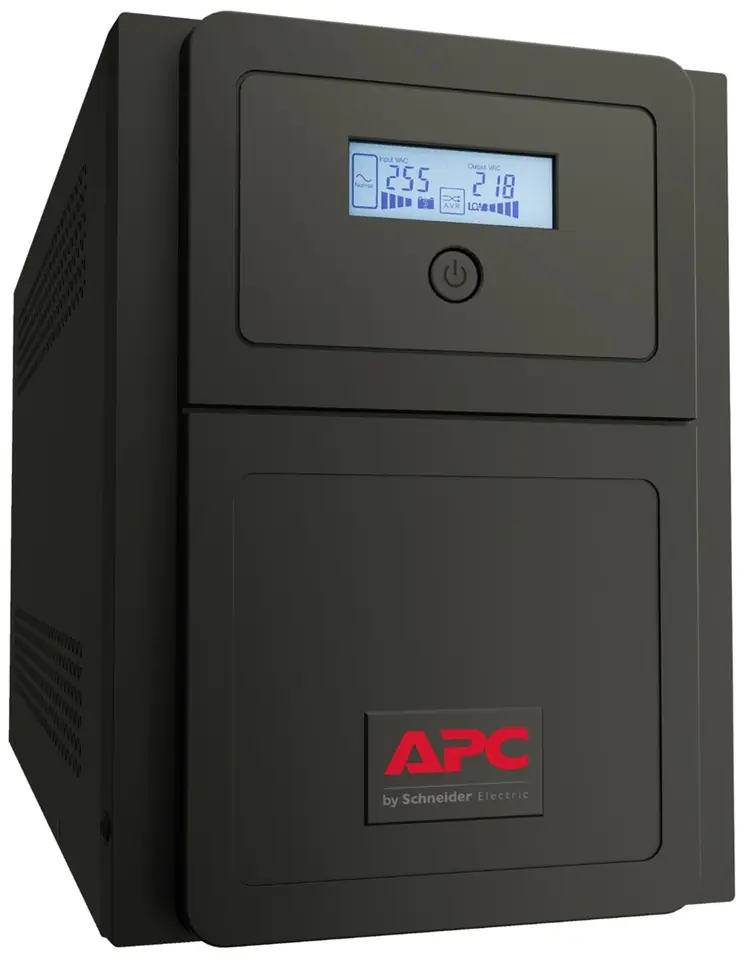 ⁨APC Easy UPS 1 Ph Line Interactive, 1000VA, Tower, 230V, 6 IEC C13 outlets, AVR, Dry Contact, LCD, W/O Network Card support⁩ at Wasserman.eu