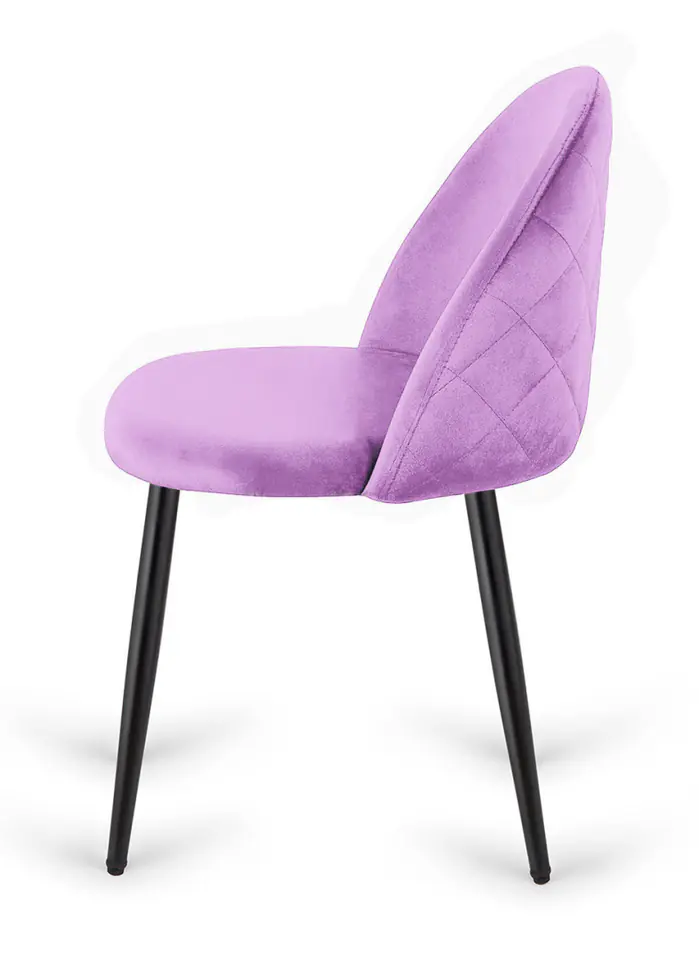 ⁨Krzesło tapicerowane GLORIA VIOLET VELVET⁩ w sklepie Wasserman.eu