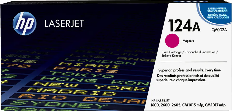 ⁨HP 124A Magenta Toner Cartridge Q6003A⁩ at Wasserman.eu