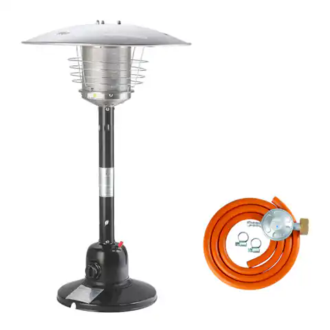⁨Lampa tarasowa grzejnik promiennik ciepła stołowy ETNA na gaz PB LPG wys. 80cm 5kW⁩ w sklepie Wasserman.eu