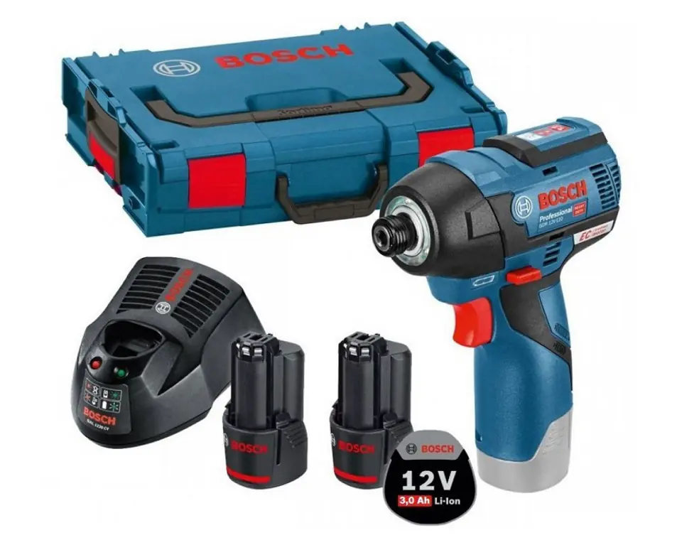 ⁨CORDLESS IMPACT WRENCH 1/4'' GDR 12V-110 2*3,0AH L-BOX⁩ at Wasserman.eu