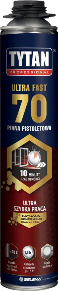 ⁨PIANKA PISTOLETOWA ULTRA 70 TYTAN 870ML⁩ w sklepie Wasserman.eu