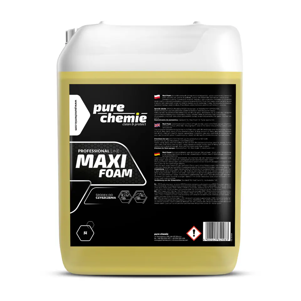 ⁨Pure Chemie Maxi Foam 5L - skoncentrowana aktywna piana⁩ w sklepie Wasserman.eu