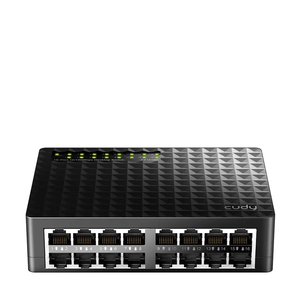 ⁨Switch CUDY FS1016D 16-Port 10/100⁩ w sklepie Wasserman.eu